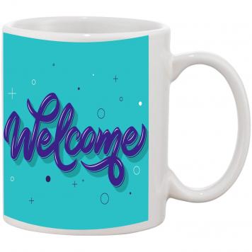 Mekanshi Premium Saying Welcome Printed Gift Mug for Yo...