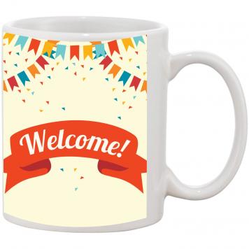 Mekanshi Premium Saying Welcome Printed Gift Mug for Yo...