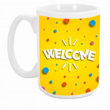 Mekanshi Premium Welcome Printed Gift Mug for Your Love...