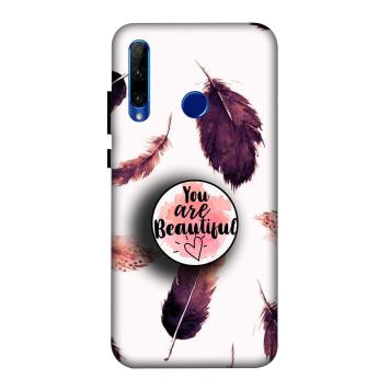 NDCOM Beautiful Feathers You Are Beautiful Printed Hard...