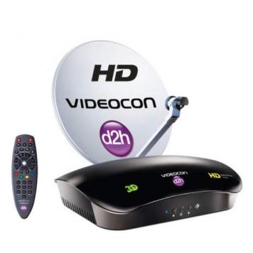 Videocon d2h HD Digital Set Top Box with 1 Year Gold HD...