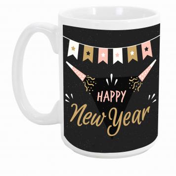 Mekanshi Premium Happy New Year Printed Gift Mug for Yo...