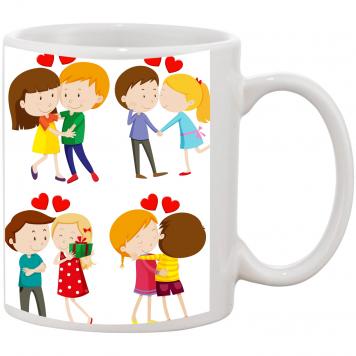 Mekanshi Premium Hug Day Celebrations Printed Gift Mug ...