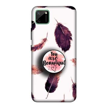 NDCOM Beautiful Feathers You Are Beautiful Printed Hard...