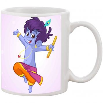 Mekanshi Premium Krishna Janmashtimi Printed Gift Mug f...