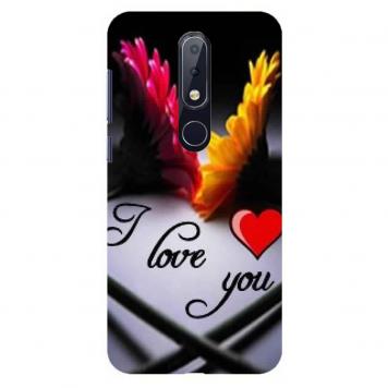 NDCOM I Love You Printed Hard Mobile Back Cover Case Fo...