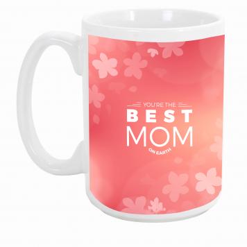 Mekanshi Premium Best mom Printed Gift Mug for Your Lov...