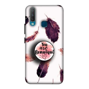 NDCOM Beautiful Feathers You Are Beautiful Printed Hard...