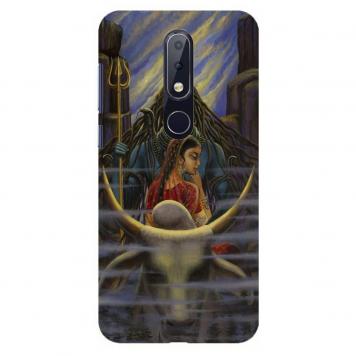 NDCOM Lord Shiva Shankarji Printed Hard Mobile Back Cov...