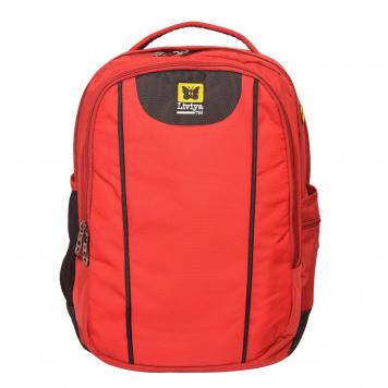 Liviya Polyester 40 Litres Polyester Red Laptop Backpac...