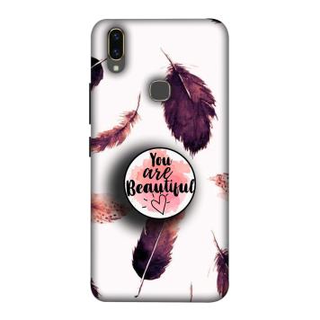 NDCOM Beautiful Feathers You Are Beautiful Printed Hard...