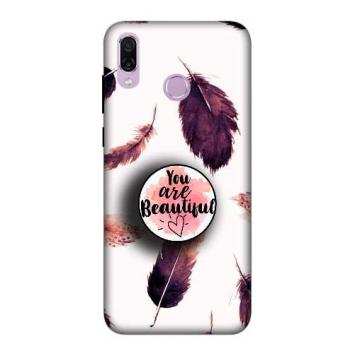 NDCOM Beautiful Feathers You Are Beautiful Printed Hard...