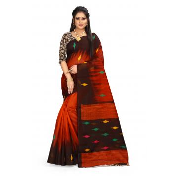 SVB Saree Multicolour Colour Mysore Silk Kalamkari Sare...