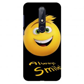 NDCOM Smiley Printed Hard Mobile Back Cover Case For No...