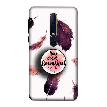 NDCOM Beautiful Feathers You Are Beautiful Printed Hard...