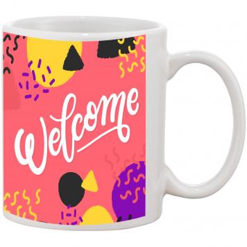 Mekanshi Premium Saying Welcome Printed Gift Mug for Yo...