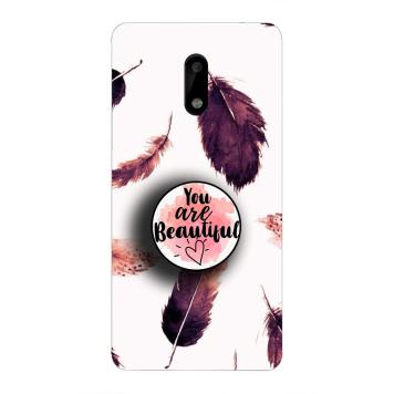 NDCOM Beautiful Feathers You Are Beautiful Printed Hard...