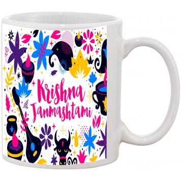 Mekanshi Premium Krishna Janmashtimi Printed Gift Mug f...