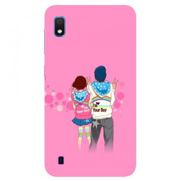 NDCOM Cute Love Couple Printed Hard Mobile Back Cover C...