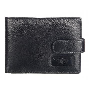 Men Black Genuine Leather Wallet - By Maskino Leathers