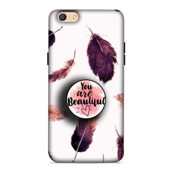 NDCOM Beautiful Feathers You Are Beautiful Printed Hard...