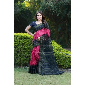 SVB Saree Multicolour Mysore Silk Saree For Women