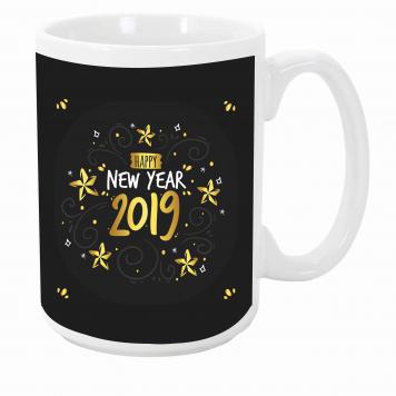 Mekanshi Premium happy new year  Printed Gift Mug for Y...