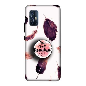 NDCOM Beautiful Feathers You Are Beautiful Printed Hard...