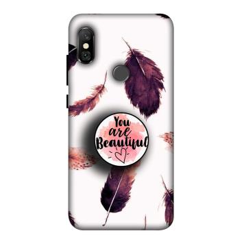 NDCOM Beautiful Feathers You Are Beautiful Printed Hard...