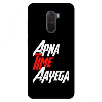 NDCOM Apna Time Ayega Quote Printed Hard Mobile Back Co...