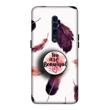 NDCOM Beautiful Feathers You Are Beautiful Printed Hard...