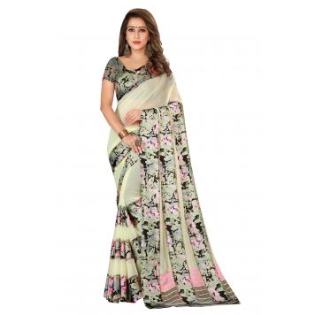 SVB Saree MultiColour Satin Saree