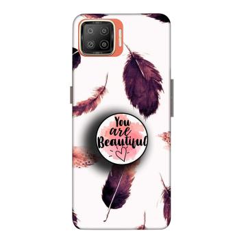 NDCOM Beautiful Feathers You Are Beautiful Printed Hard...