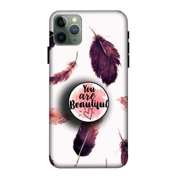 NDCOM Beautiful Feathers You Are Beautiful Printed Hard...