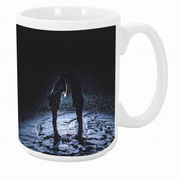 Mekanshi Premium Love pair in rain Printed Gift Mug for...