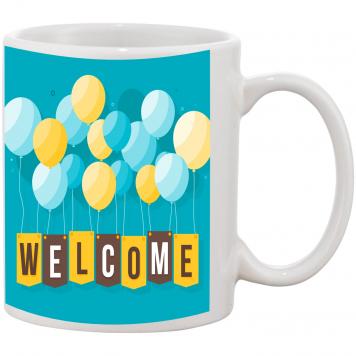 Mekanshi Premium Saying Welcome Printed Gift Mug for Yo...