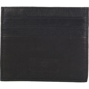 Genuine Leather Casual Card Holder Black Colour 058BK