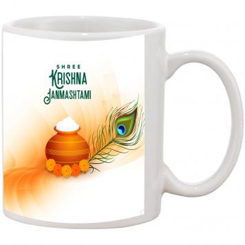 Mekanshi Premium Krishna Janmashtimi Printed Gift Mug f...