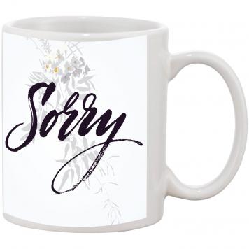 Mekanshi Premium Saying Sorry, Apologies Printed Gift M...