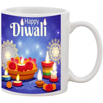 Mekanshi Premium Diwali Celebrations Printed Gift Mug f...