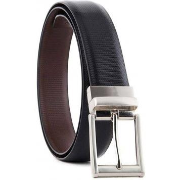 Maskino Leathers Men's Faux Leather Reversible Belt BLA...