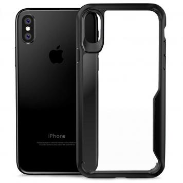 Apple Iphone X Best Quality Ipaky Transparent with Blac...