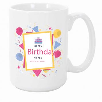 Mekanshi Premium Happy Birthday Printed Gift Mug for Yo...