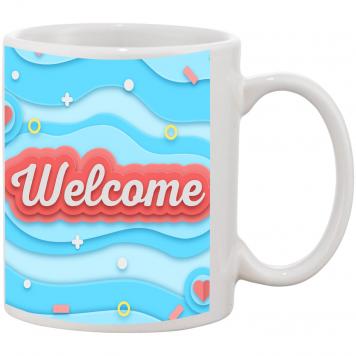 Mekanshi Premium Saying Welcome Printed Gift Mug for Yo...