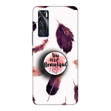 NDCOM Beautiful Feathers You Are Beautiful Printed Hard...