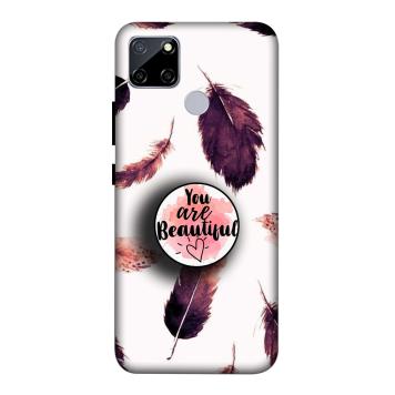 NDCOM Beautiful Feathers You Are Beautiful Printed Hard...