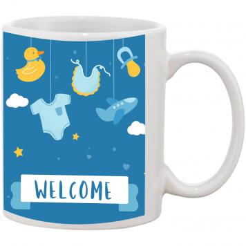 Mekanshi Premium Saying Welcome Printed Gift Mug for Yo...