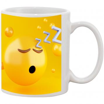 Mekanshi Premium Emojis, Emoticons Printed Gift Mug for...