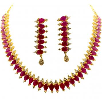 Beauty of Ruby SemiPrecious Fresh Water Pearl Necklace ...