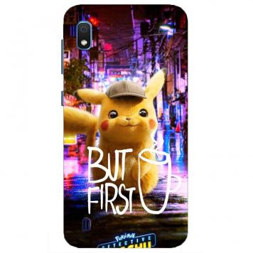 NDCOM Pikachu And Coffee Printed Hard Mobile Back Cover...